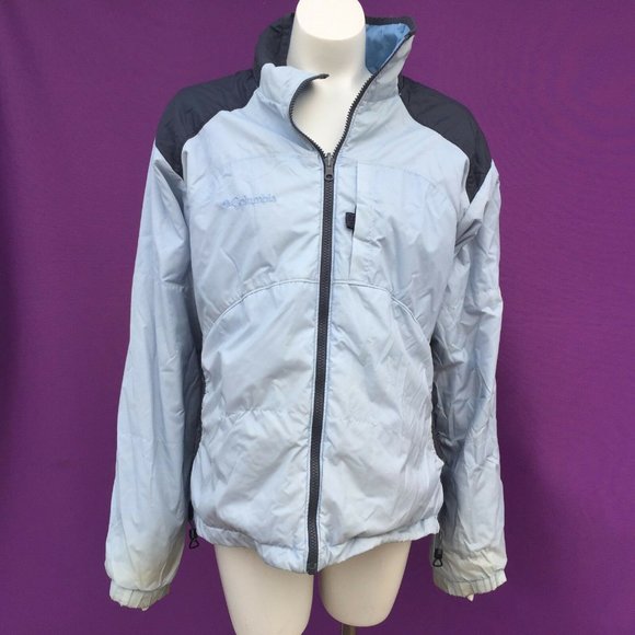 COLUMBIA women's   4-in-1 interchange blue color jacket size--L - Picture 2 of 4
